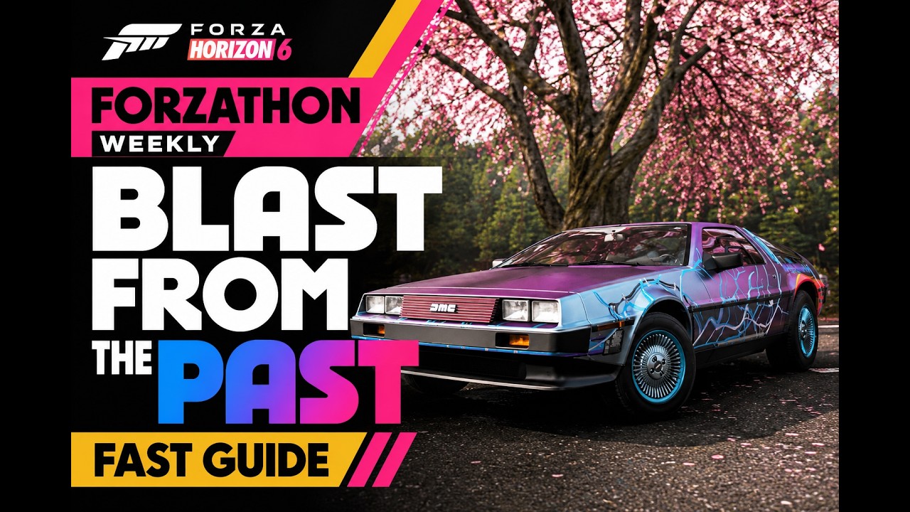 Гайд по Forza Horizon 6: Blast From The Past | Легкое еженедельное испытание Forzathon