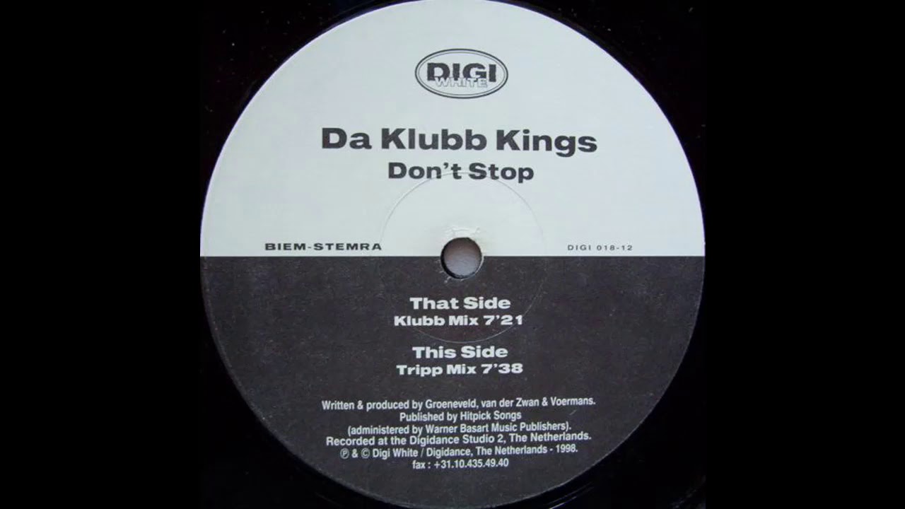 Da Klubb Kings - Don't Stop (Klubb Mix)