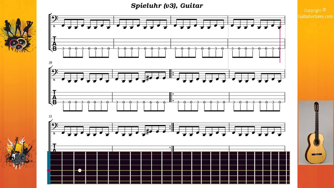 Spieluhr (v3) - Rammstein - Guitar