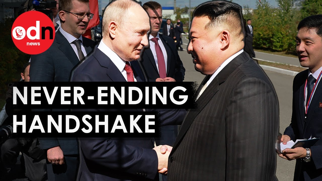 Vladimir Putin and Kim Jong Un's Bizarre 40-Second Handshake