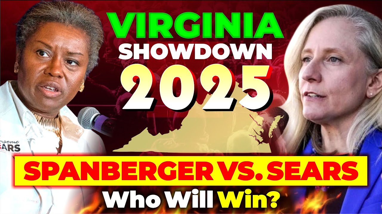 🗳️ VIRGINIA SHOWDOWN: Spanberger vs. Sears! Who Will WIN the Governor&rsquo;s Race? 🔥 2025 BATTLE BEGINS!