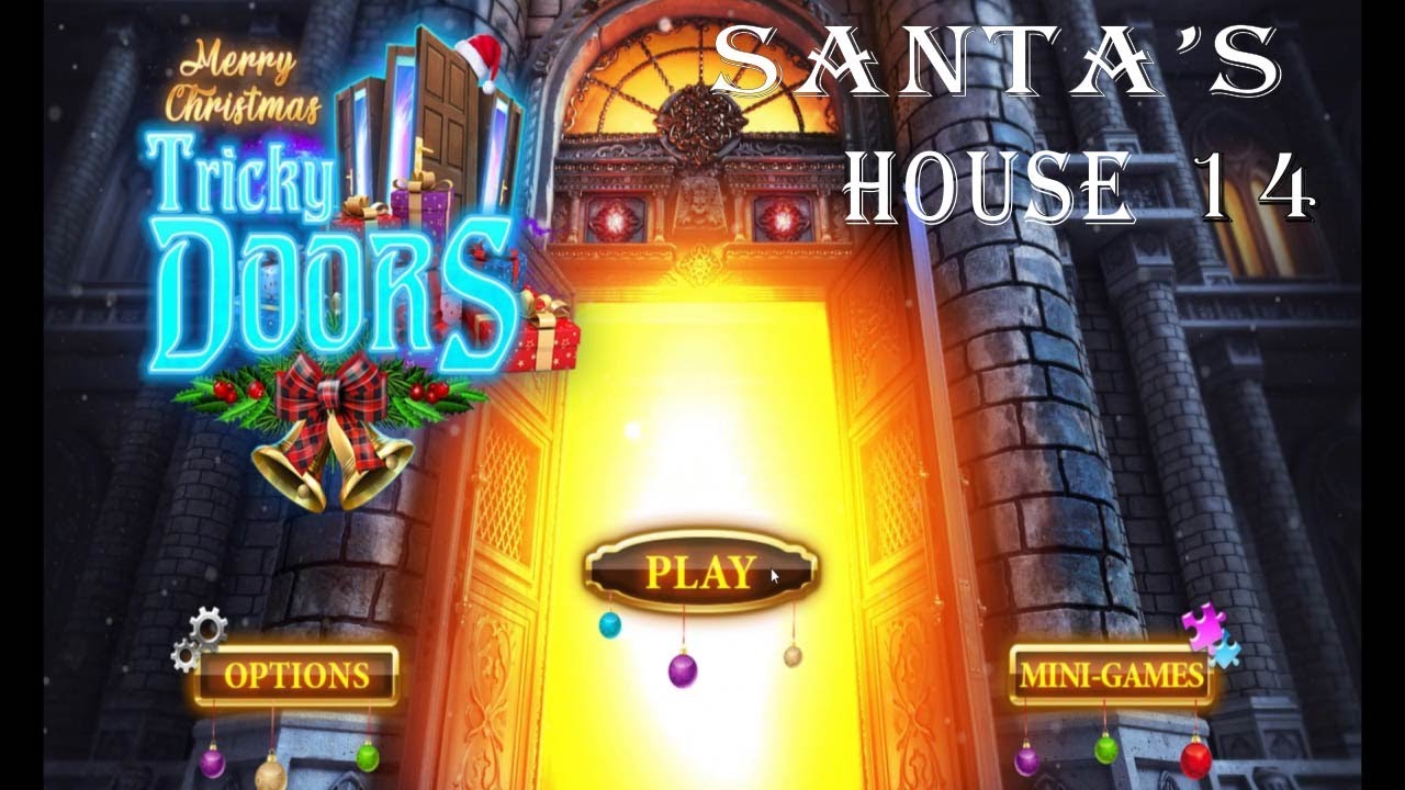 Tricky Doors Level 14 Santa's House Full Game Walkthrough @ElenaBionGames