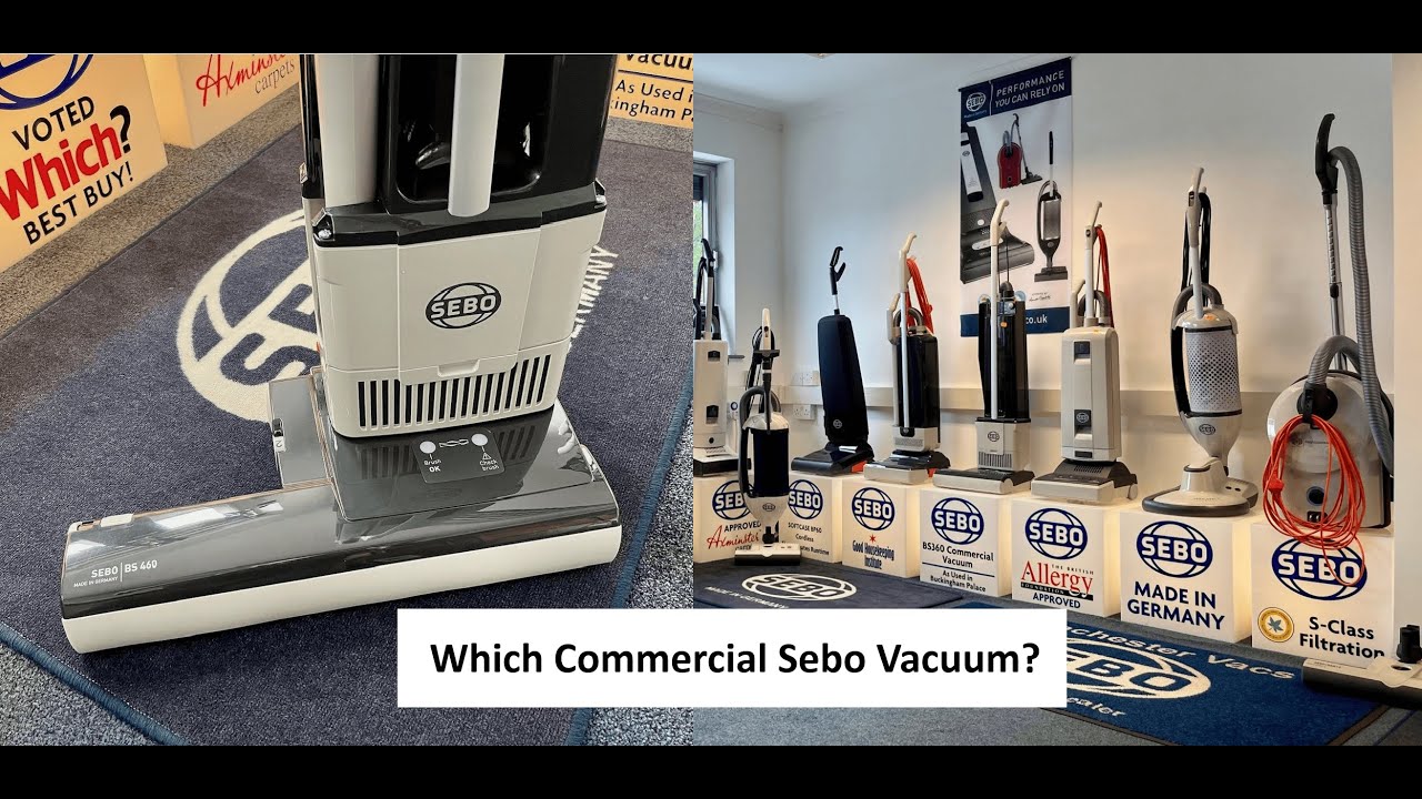 What’s the Best Sebo Commercial Vacuum? We Compare Them: Dart, BS360, XP10/20, Evolution, D and BP60