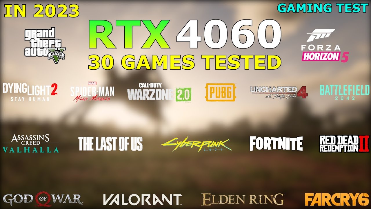 RTX 4060 Laptop in 2023 - 30 Games Tested - good for Gaming?