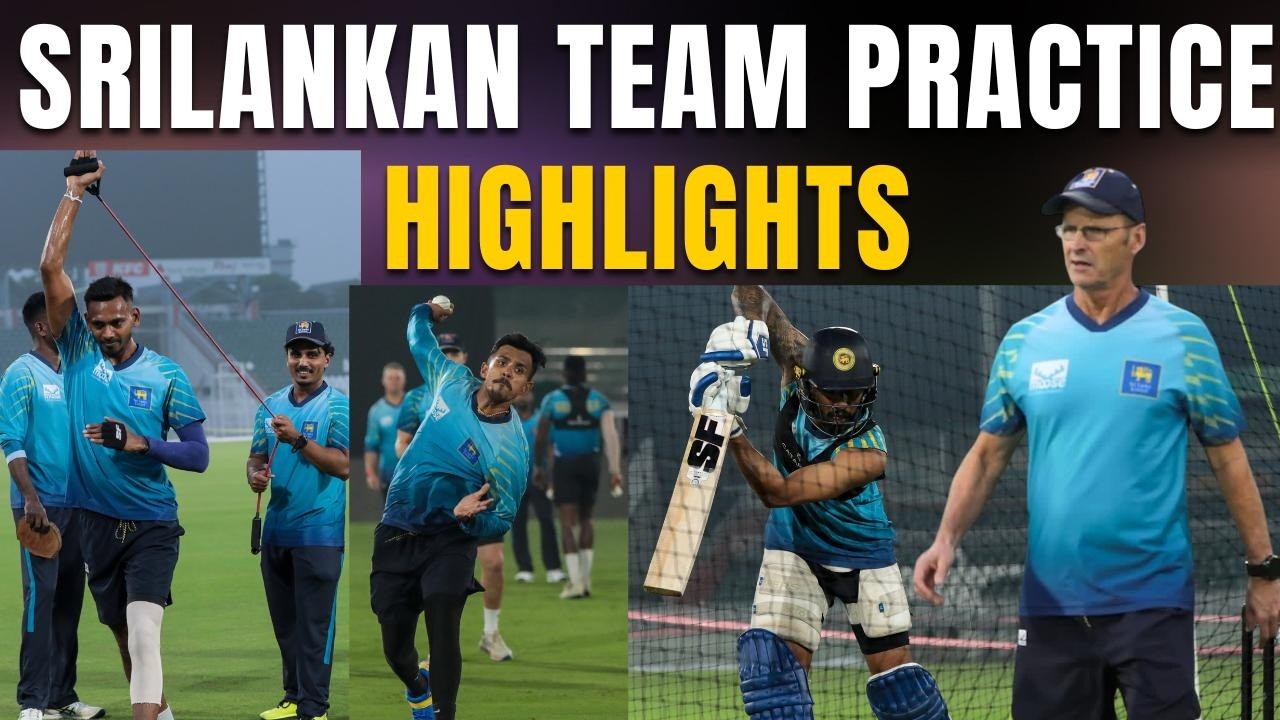 Sri Lanka Team Practice Highlights at Pindi Stadium Ahead of T20 Series Against Pakistan 🏏🇱🇰🇵🇰