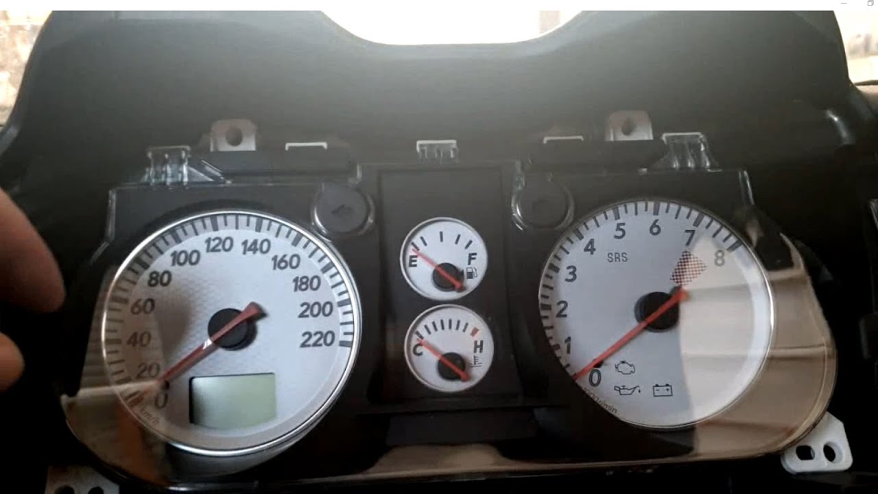 Подсветка панели приборов Mitsubishi Outlander 1