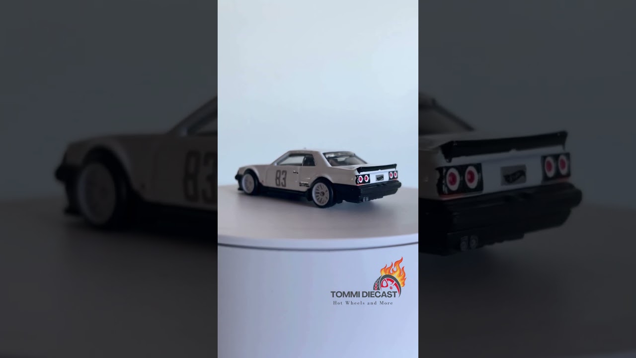 Hot Wheels Nissan Skyline 2000 Turbo RS KDR30 - Sleek White Wheels Upgrade! #skyline #skylinegtr