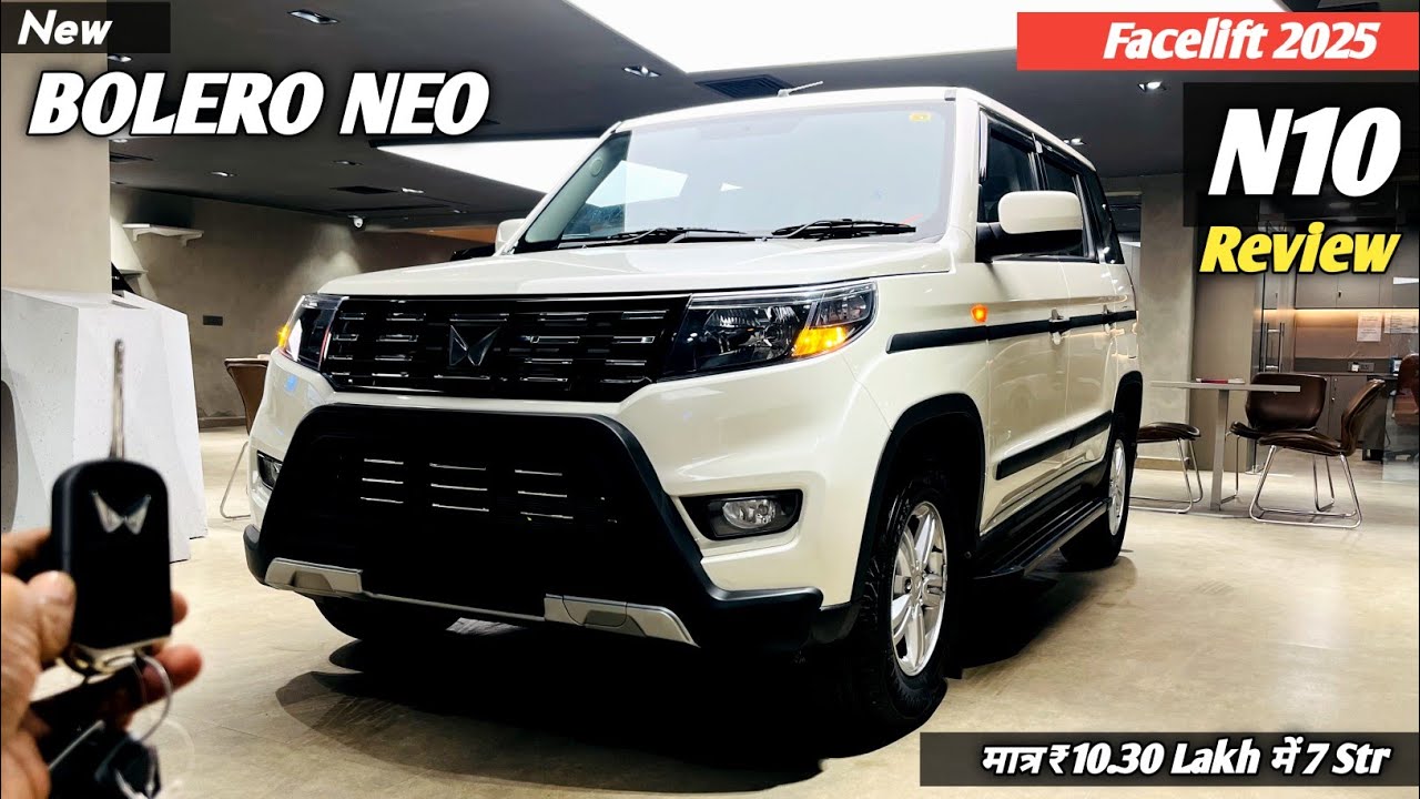 Новый Mahindra Bolero Neo Facelift 2025 ❣️ | Обзор Bolero Neo N10! 7-местный внедорожник всего за...