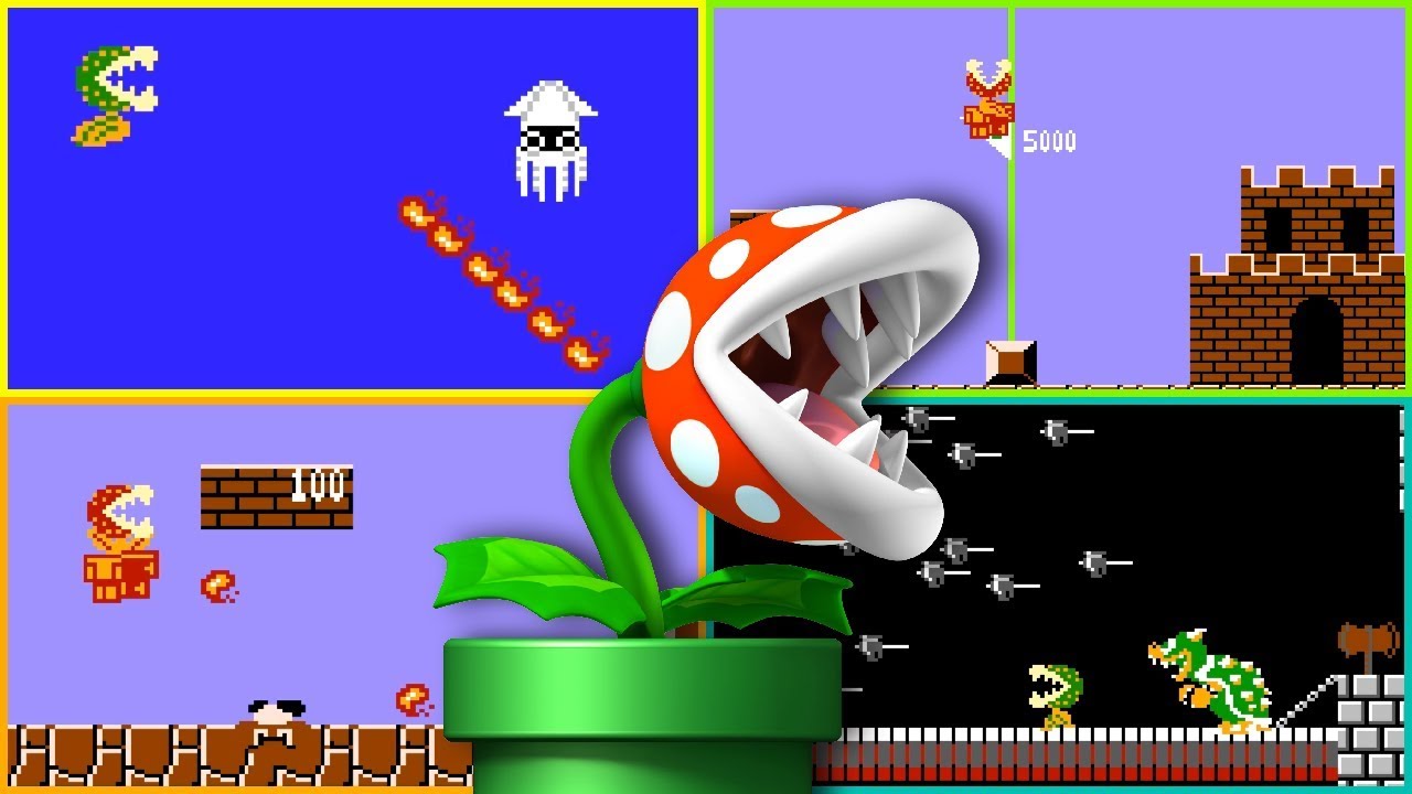 Play as Piranha Plant in Super Mario Bros. on the NES!