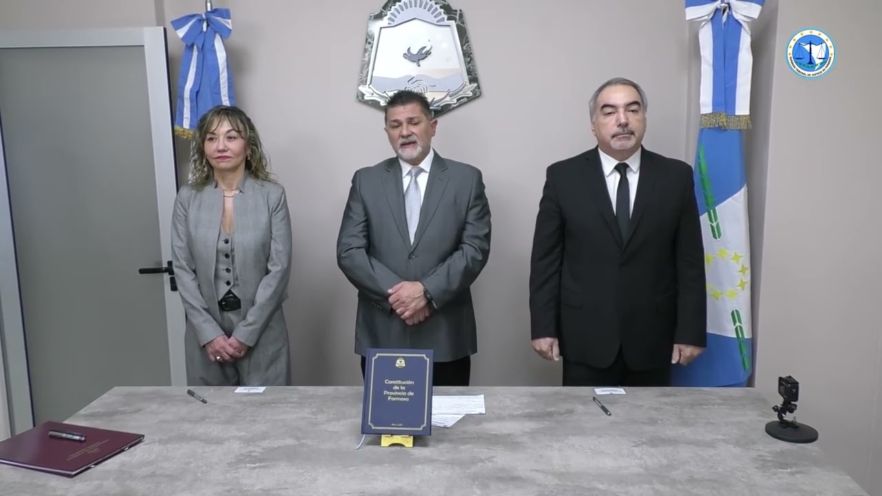 Poder Judicial Formosa - Juramento de la Nueva Constitución Provincial - Clorinda