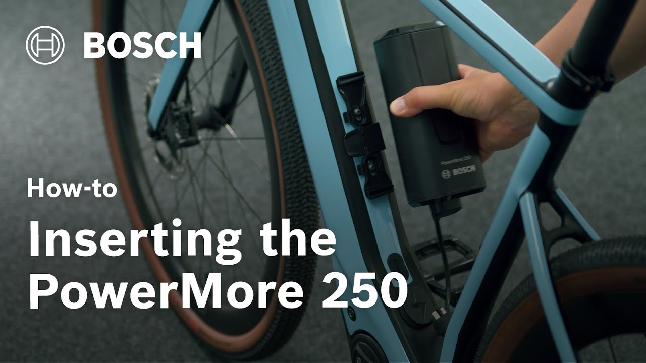 How-to | How to insert the PowerMore 250 on your eBike | Bosch eBike Systems