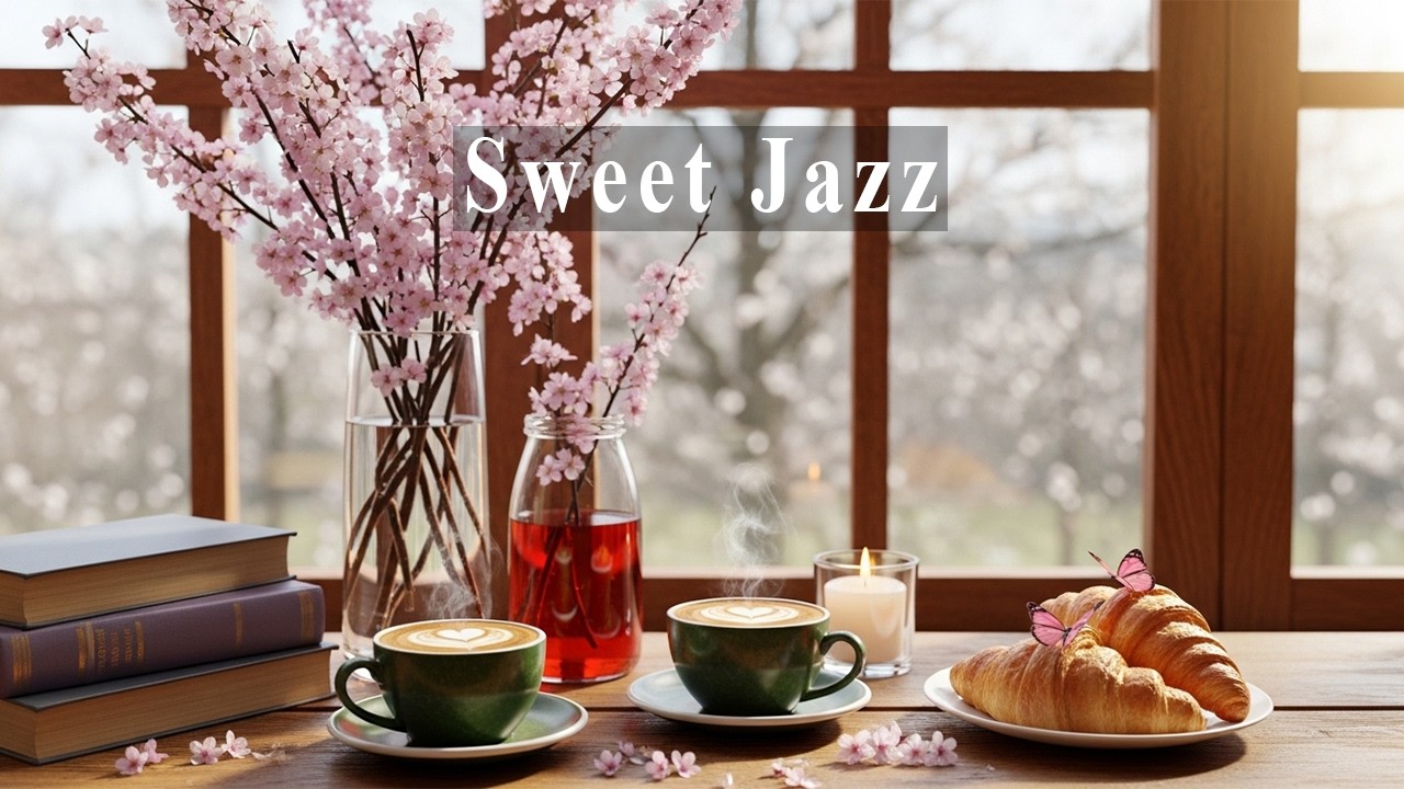 Sweet February Jazz ☕ Jazz Café Background Music & Upbeat Bossa Nova Piano for Great Moods