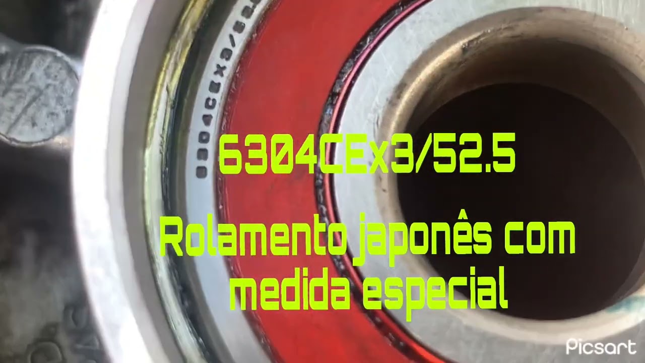 (Parte2)Revisão rolamentos de roda MT03