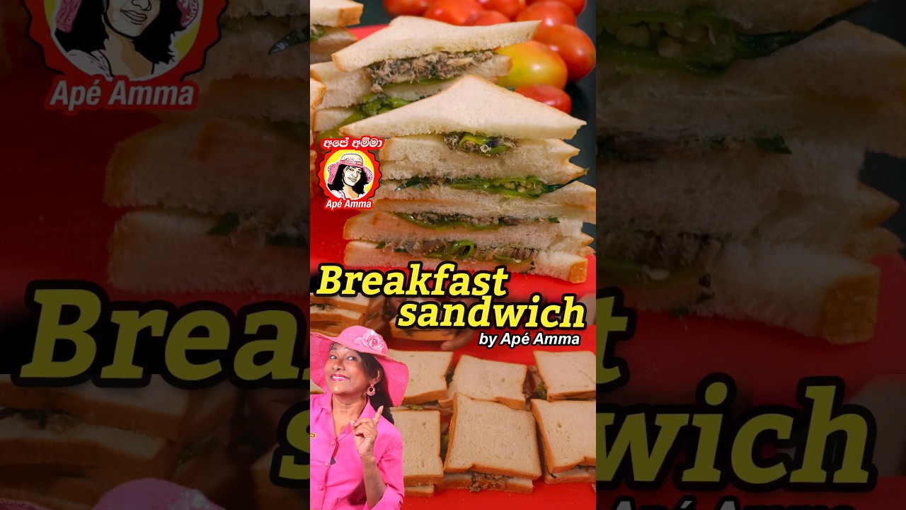 Healthy breakfast sandwich - Maalu Miris by Ap&eacute; Amma