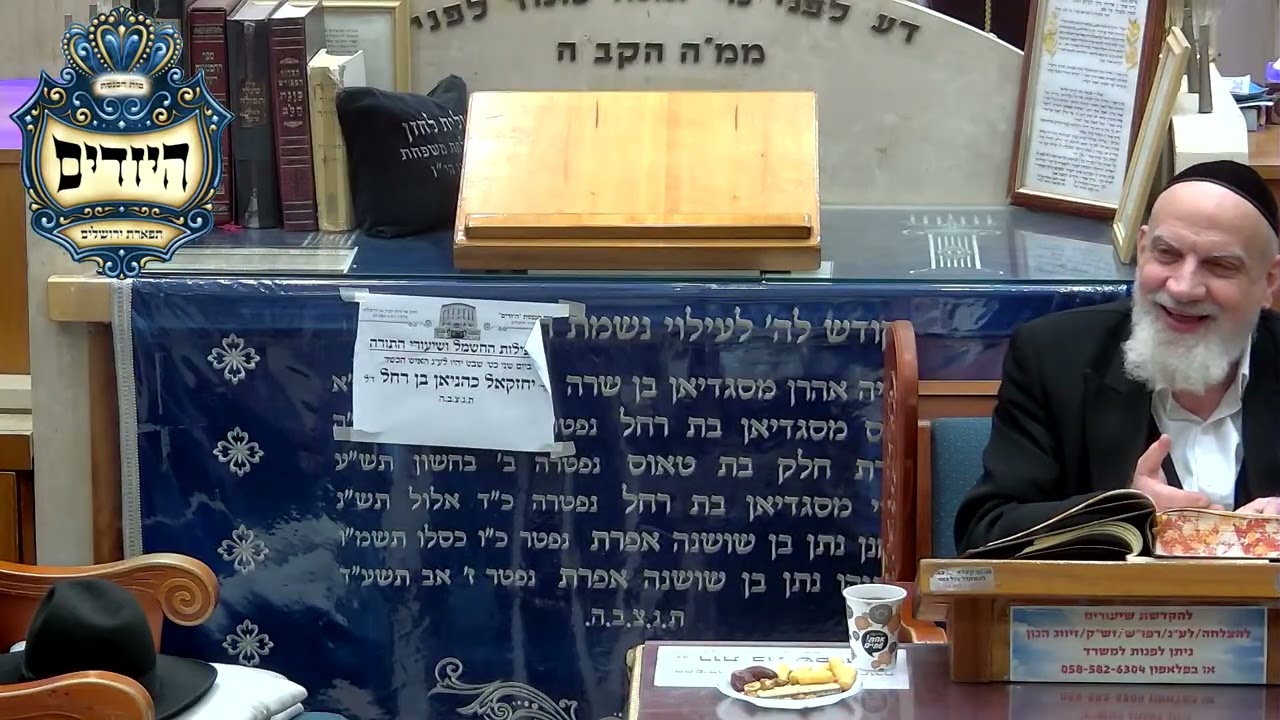 הרב חיים אורפלי הלכות בית הכנסת לרמב