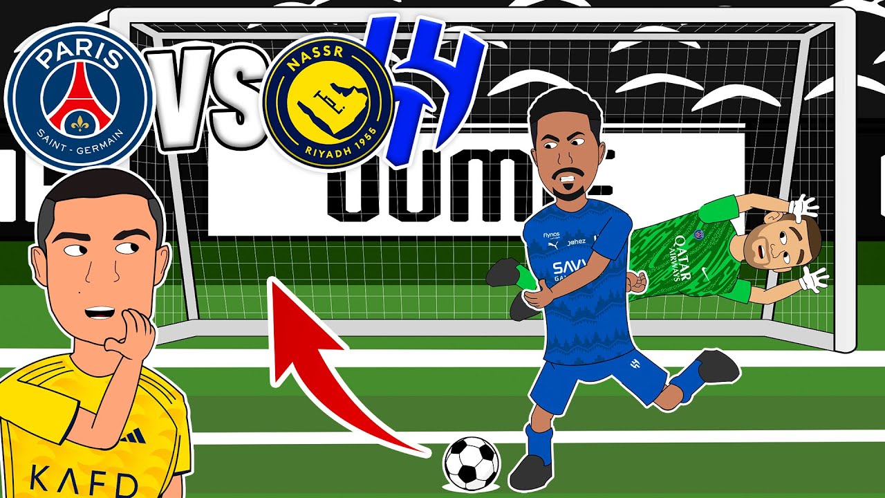 مباراة ودية بين الهلال والنصر ضد باريس سان جيرمان 💥 الجزء الاخير 😱