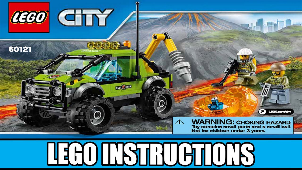 LEGO Instructions | City | 60121 | Volcano Exploration Truck