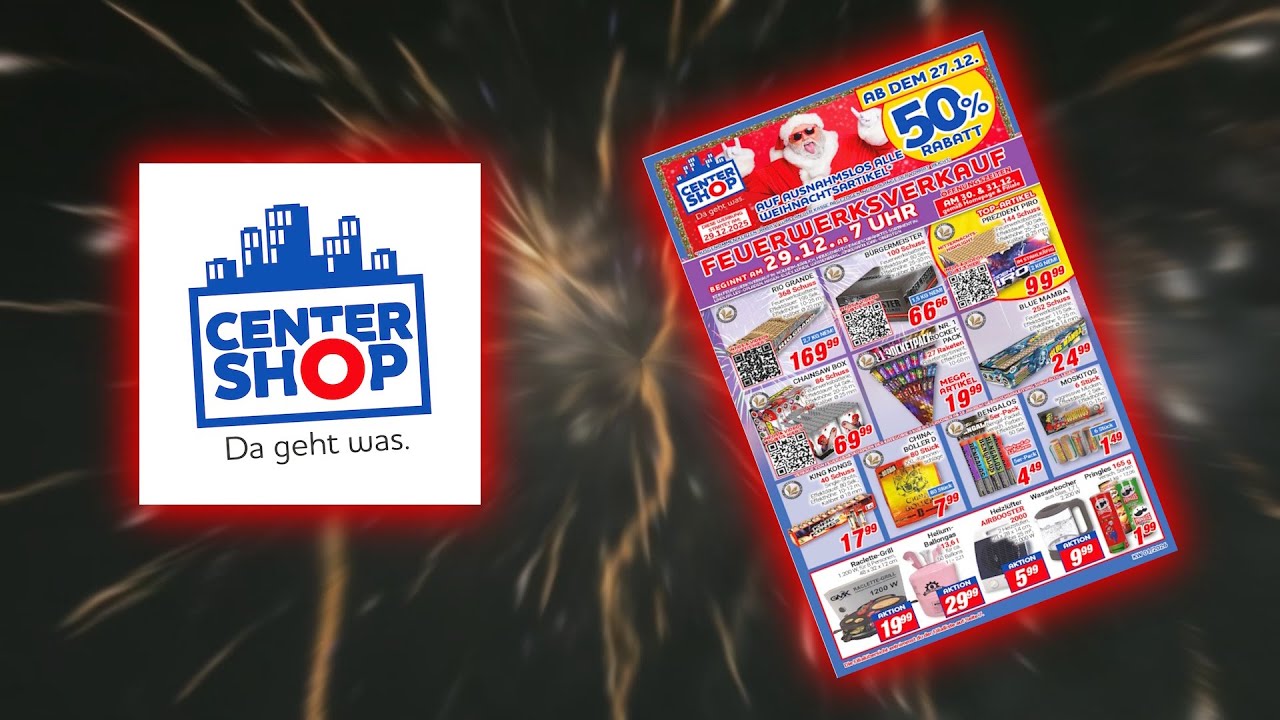 CENTERSHOP FEUERWERK PROSPEKT 2025 | DIAMOND FEUERWERK! | PyroFlyer