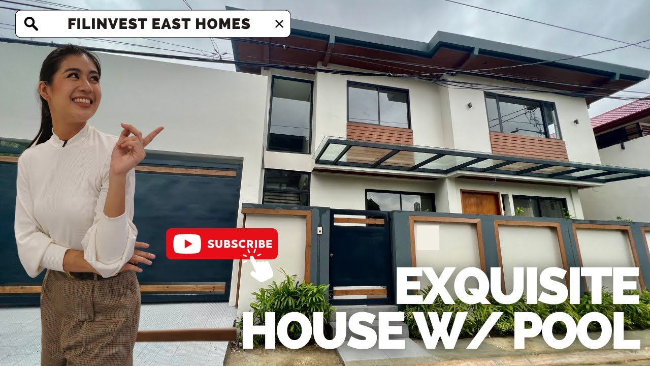5BR House For Sale with Pool in Filinvest East Homes