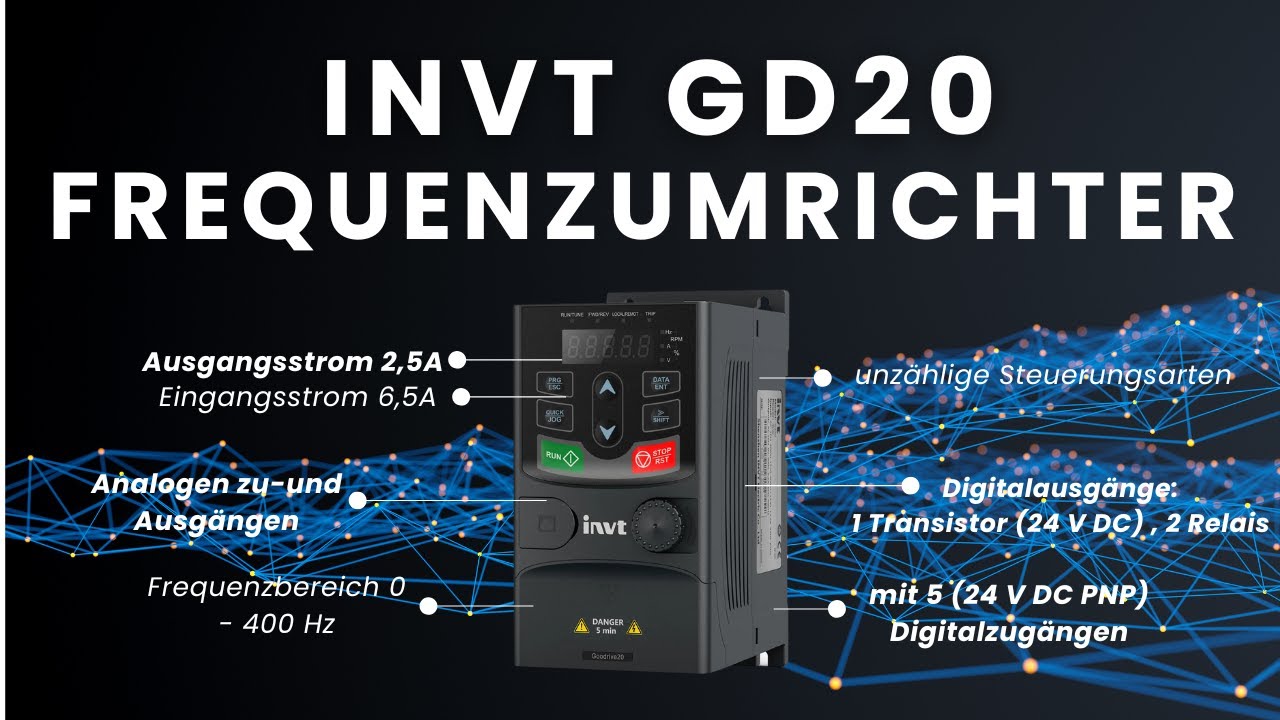 spstiger Vorstellung INVT GD20 Frequenzumrichter