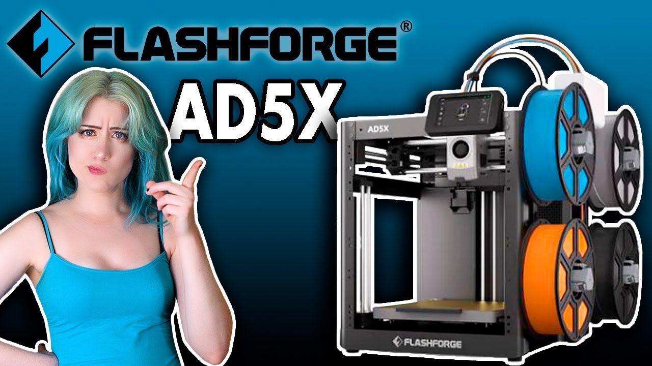 Flashforge AD5X: Слишком хорошо, чтобы быть правдой? (ПОЛНЫЙ ОБЗОР + Тестовая печать!)