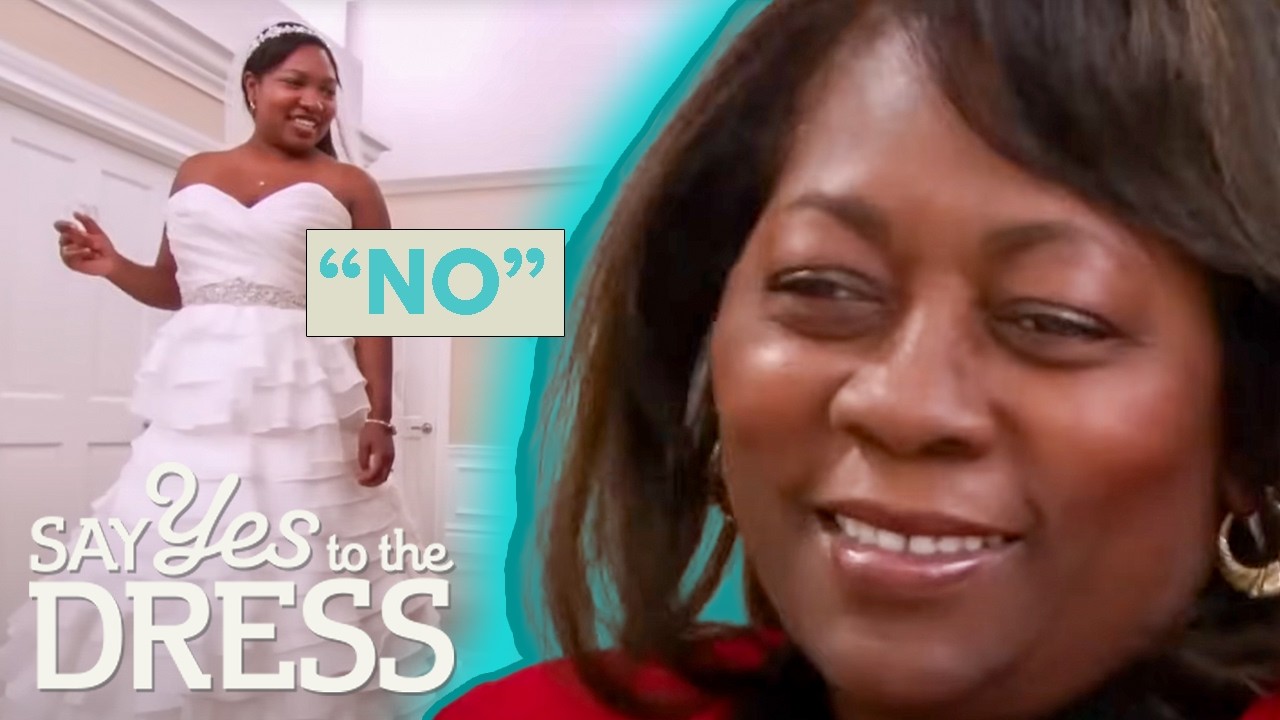 Mother LAUGHS At Dresses The Bride Loves | Say Yes To The Dress