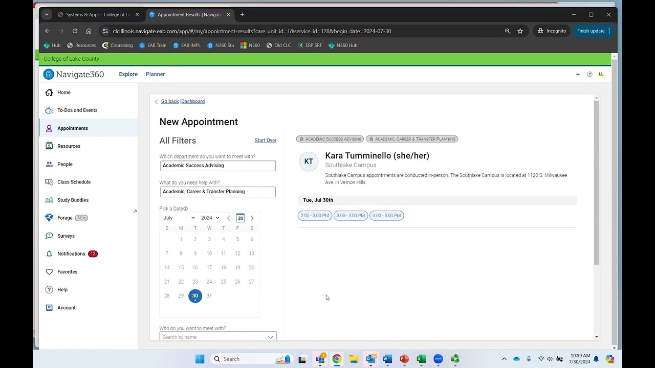 Navigate360 Student Overview & Instructions