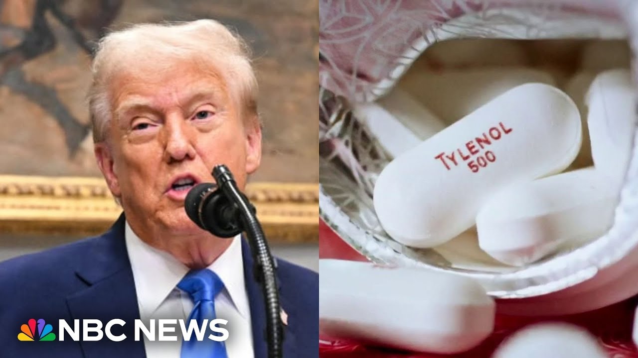 Trump links acetaminophen use in pregnancy to autism, without clear evidence