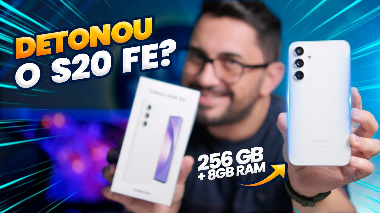 Galaxy A54 5G em mãos [256 GB e 8 GB RAM]! Agora M@tou S20 FE?