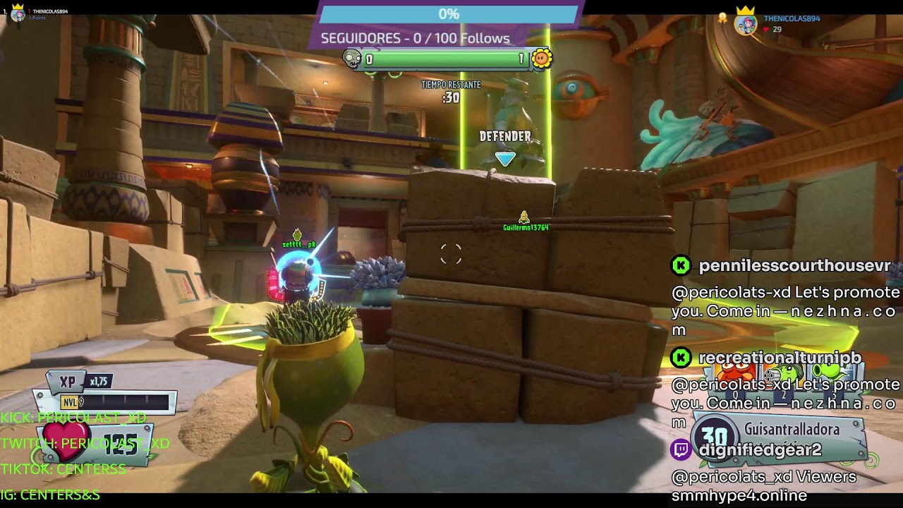 DÁNDOLE UNA PALIZA A LOS ZOMBIES PVZ2