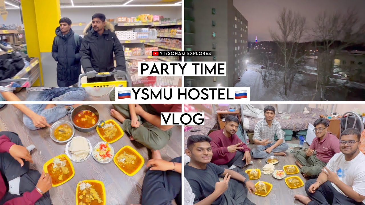 Party Time In Hostel Russia 🇷🇺 | Yaroslavl State Medical University | MBBS Abroad