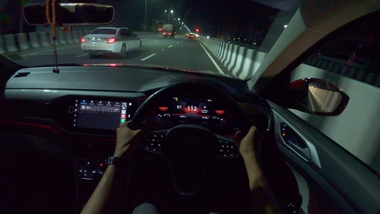 Night drive pov Taigun GT NH66  vlog