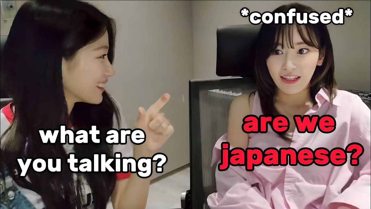 SAKURA and KAZUHA struggling to speak in Japanese (they’re so confused)
