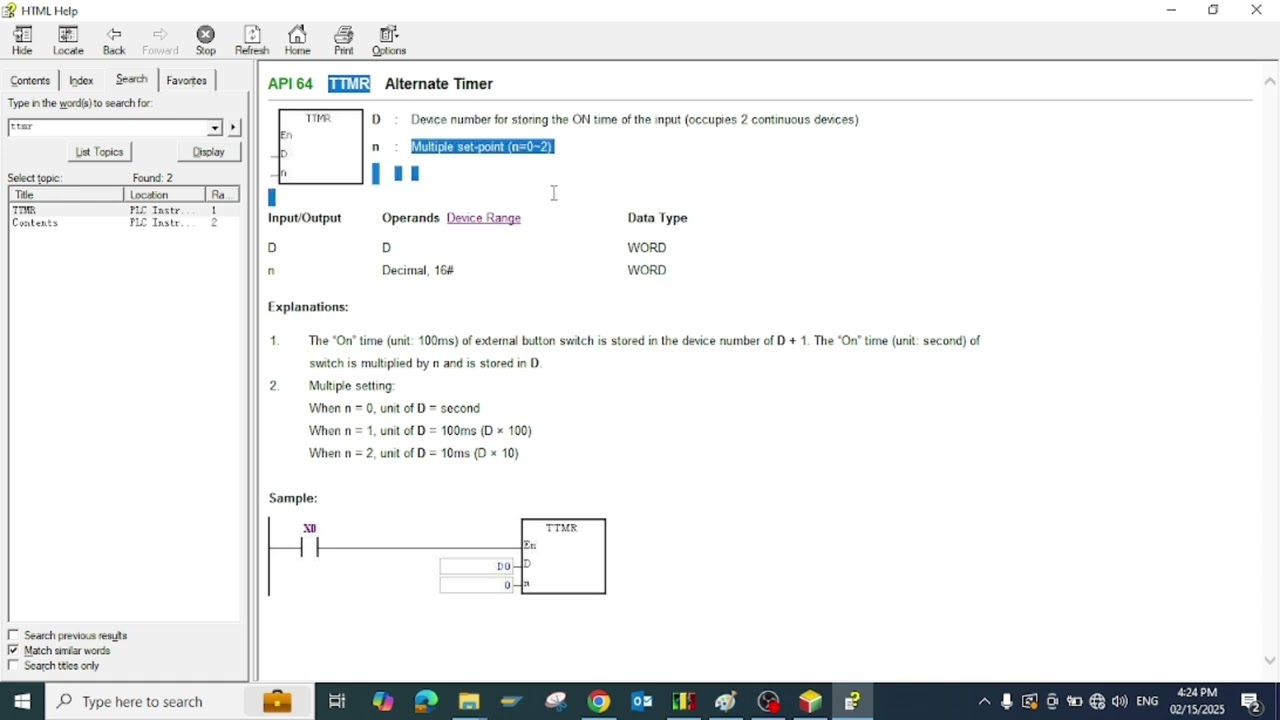 Delta PLC ISP soft complete Timer explanation with simulation. TMR, ATMR, TTMR