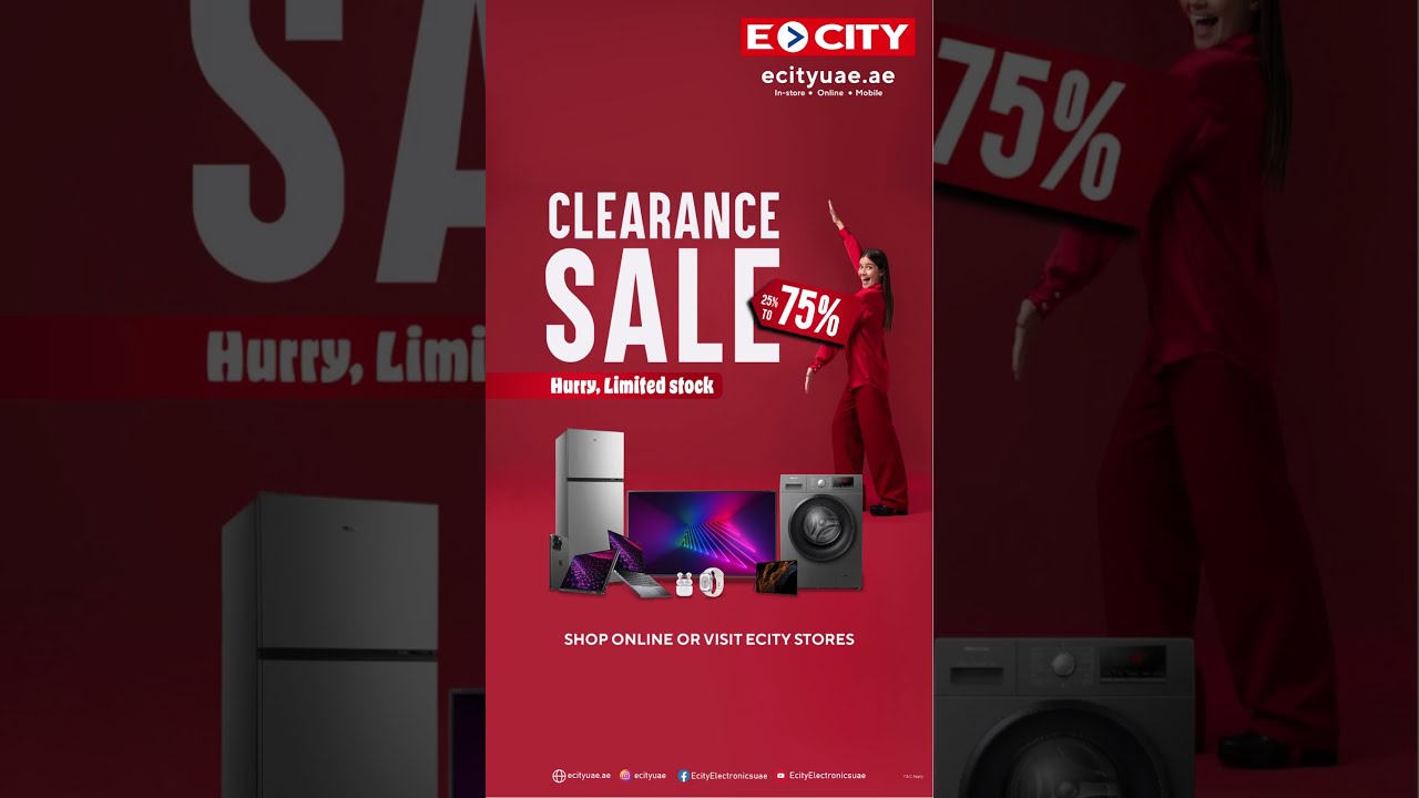Get Up to 75% off Electronics at Ecity&rsquo;s Clearance Sale. Limited Stock. Shop today #smartphone