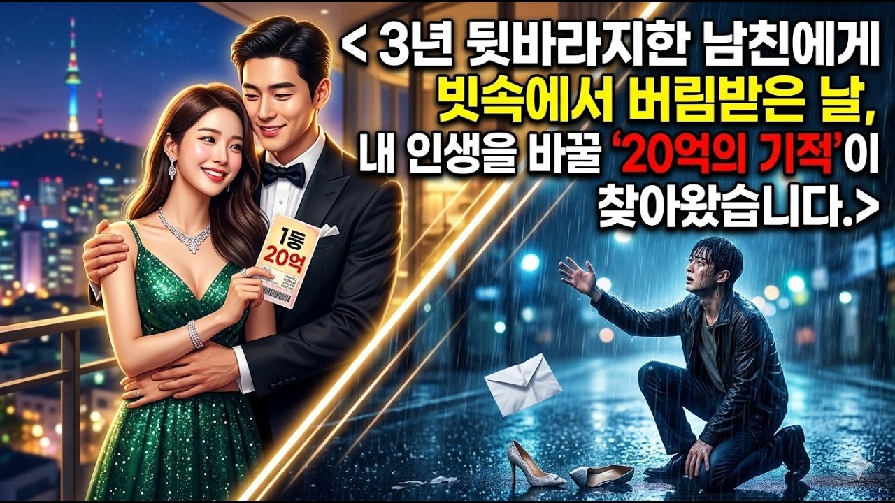 3년 뒷바라지한 남친에게 빗속에서 버림받은 날, 내 인생을 바꿀 '20억의 기적'이 찾아왔습니다.
