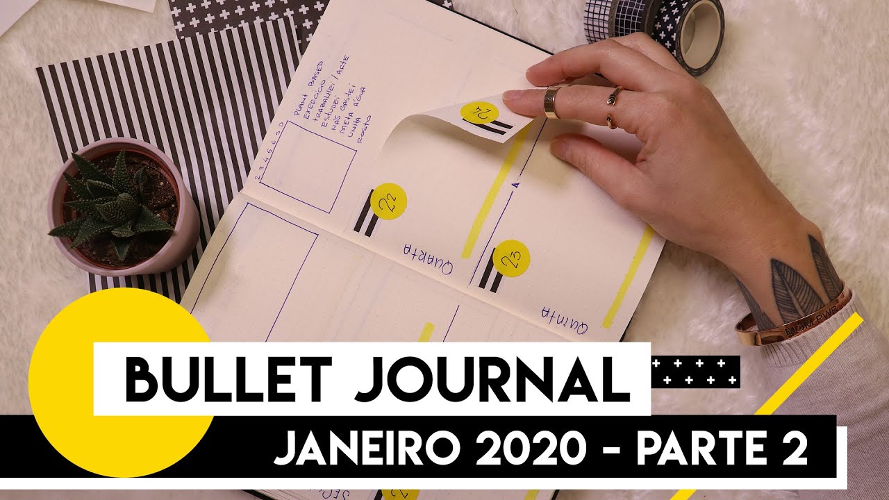 Janeiro 2020 - Bullet Journal by Aline Albino
