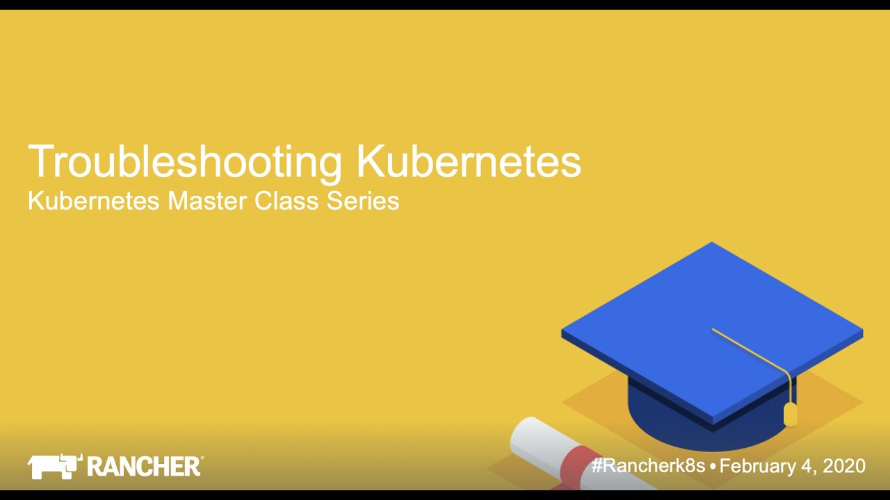 Kubernetes Master Class: Troubleshooting Kubernetes