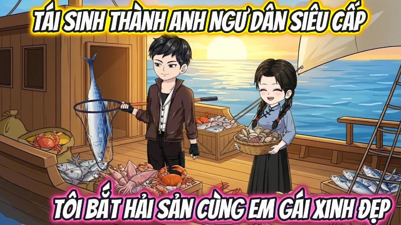 Tái Sinh Thành Anh Ngư Dân Siêu Cấp, Tôi Bắt Hải Sản Cùng Em Gái Xinh Đẹp | Phan VietSub