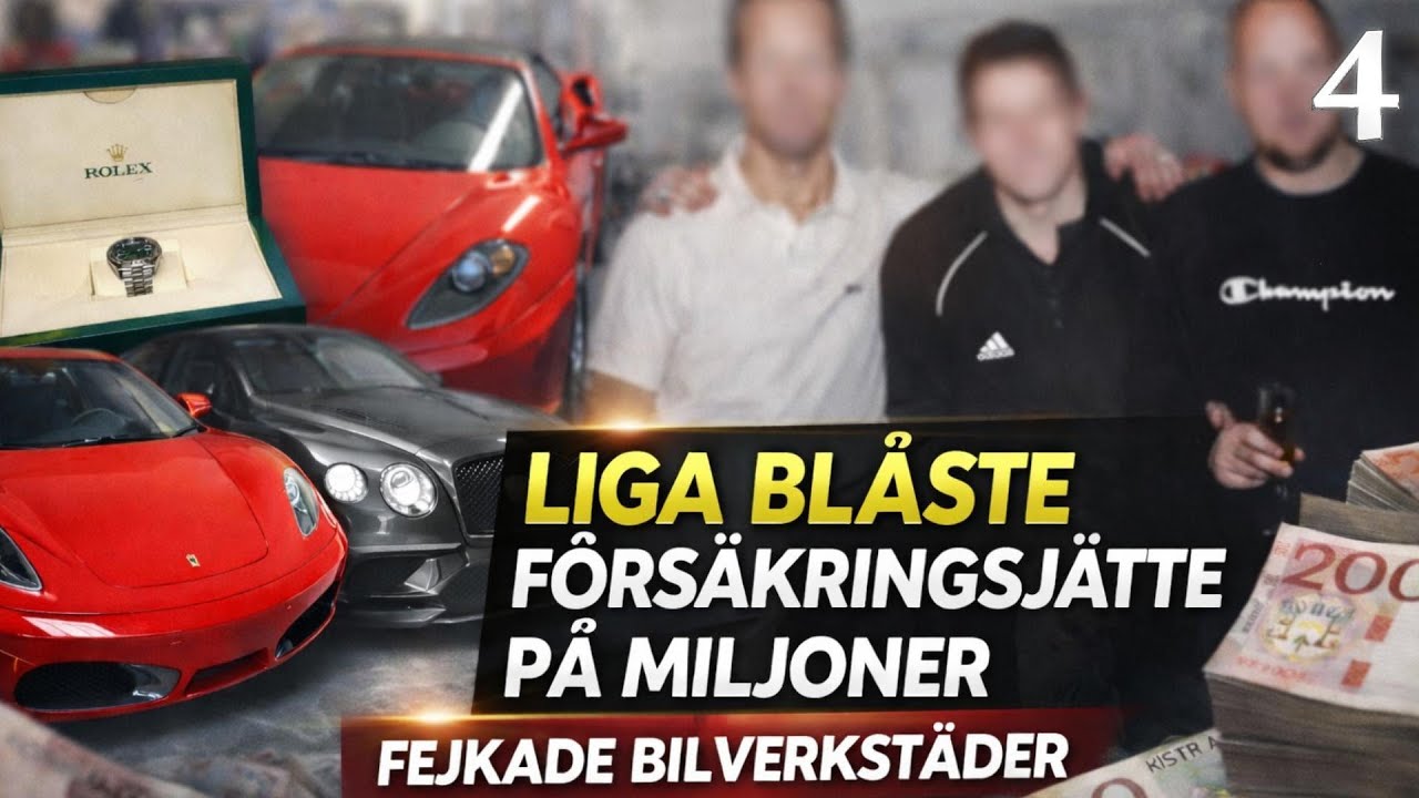 LIGA FEJKADE BILVERKSTÄDER - BLÅSTE TRYGG-HANSA PÅ 50 MILJONER l (TILLTALAD 3)- DEL 4