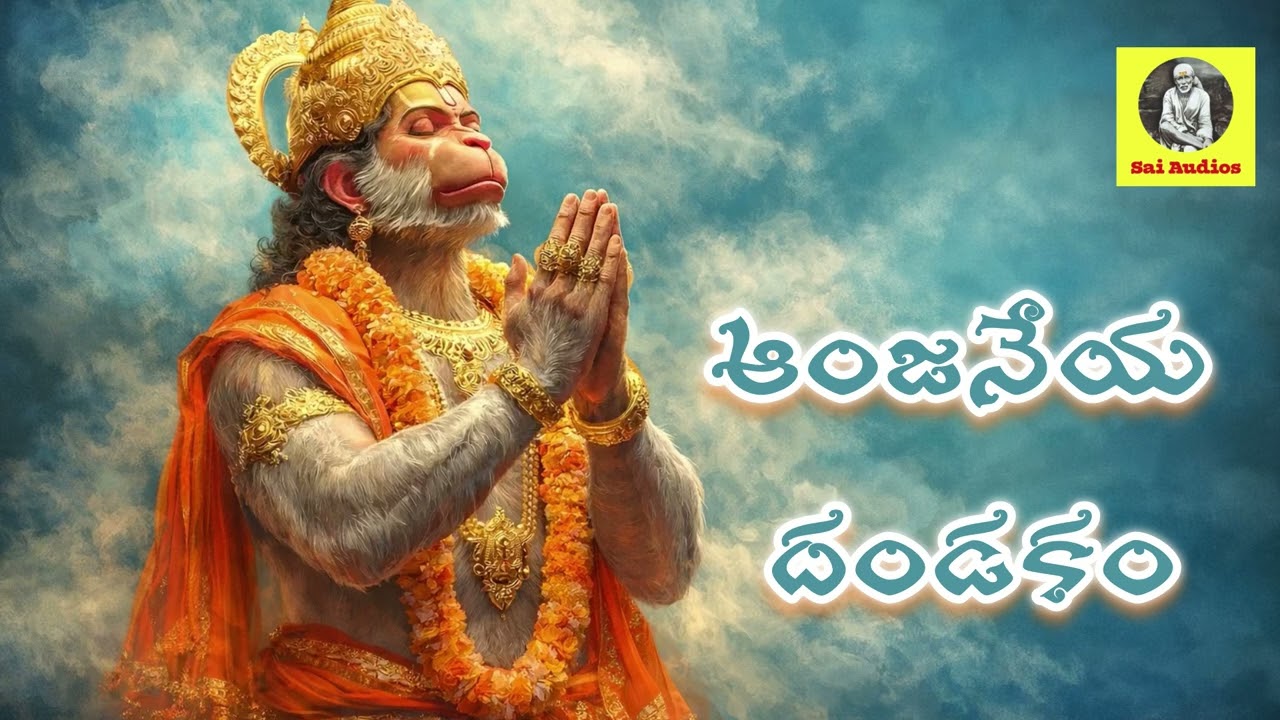 Anjaneya Dandakam Powerful Devotional Song | ఆంజనేయ దండకం | Hanuman Bhakti Song Telugu