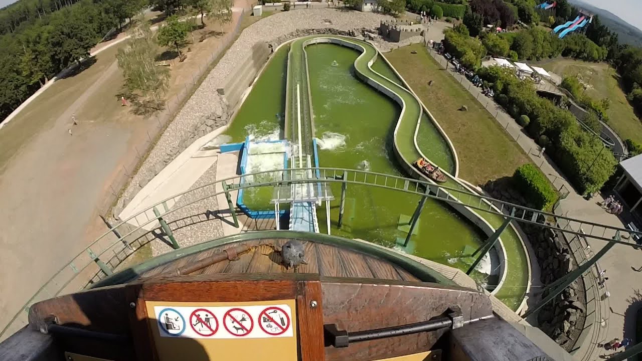 Wild- und Freizeitpark Klotten 2015 - OnRides Bilder Videos Impressionen - Rittersturz - heiße Fahrt