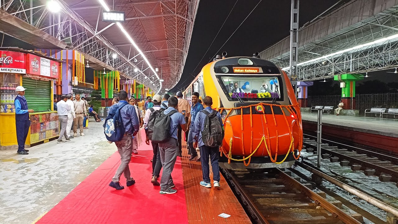 Onboard by 02310 Down BHAGALPUR HOWRAH Inauguration Special Vande Bharat Express