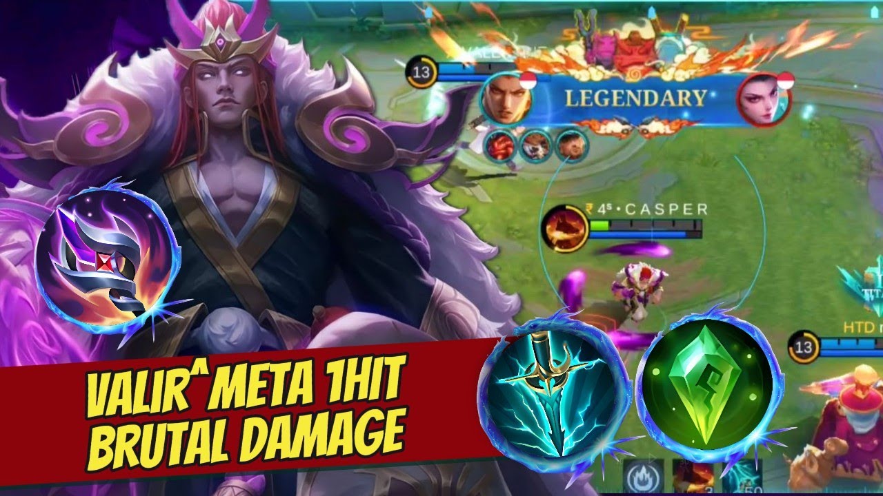 VALIR DEMONLORD: INI DIA BUILD VALIR TERSAKIT 2025 FULL DAMAGE MLBB