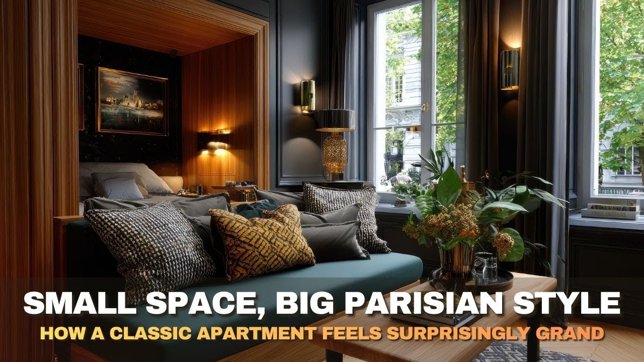Small Parisian House, Big Design Impact | How Architects Create Classic Grandeur in Tight Spaces