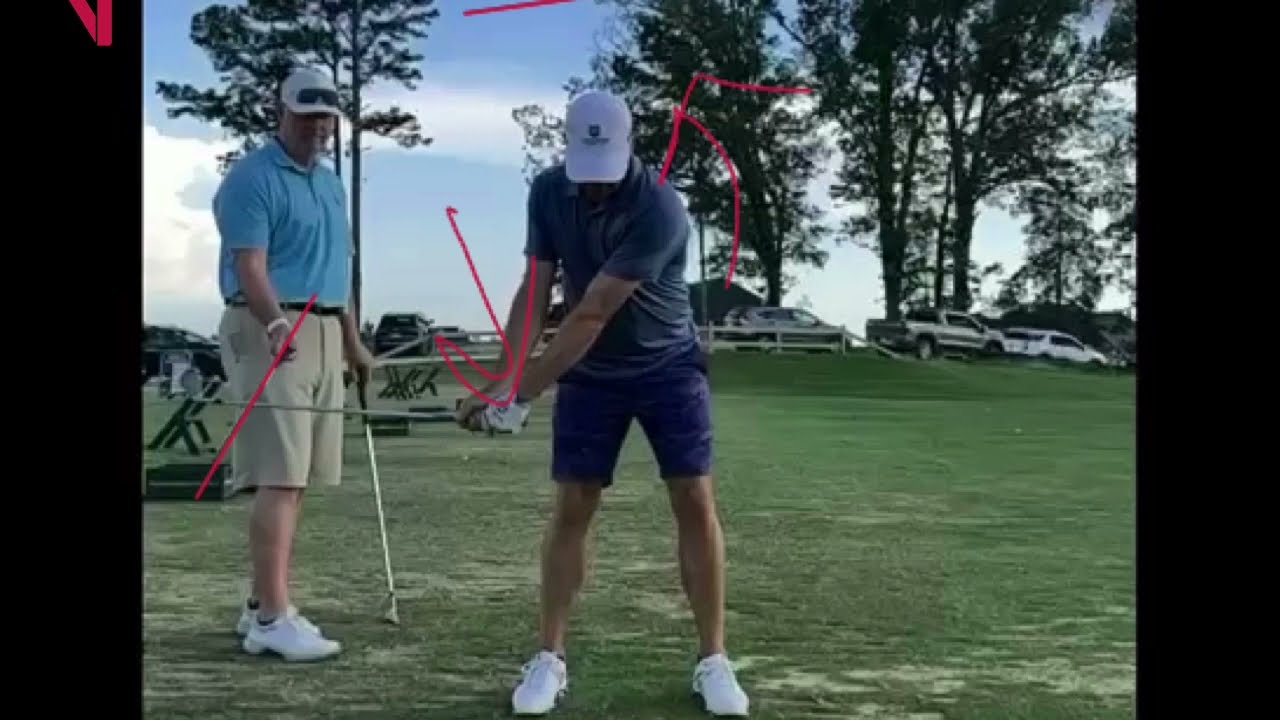 Jon Rahm Drill - Short Backswing with Resistance helps to create proper body rotation. Power Impact