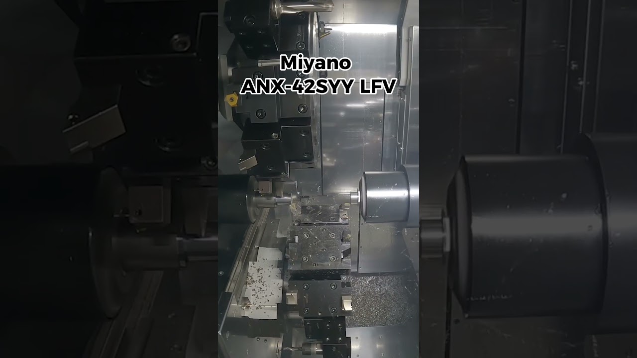 #Miyano ANX-42SYY LFV - Simultaneous Machining #cnc #machinery