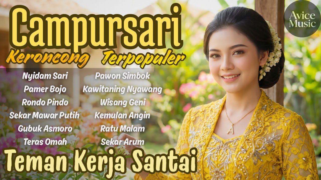 Campursari Keroncong Langgam Jawa Terpopuler🎶| Musik Jawa Nostalgia pas untuk Kerja,Santai,Istirahat