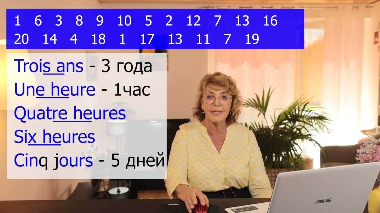 Французский язык уровень A1. Урок №5