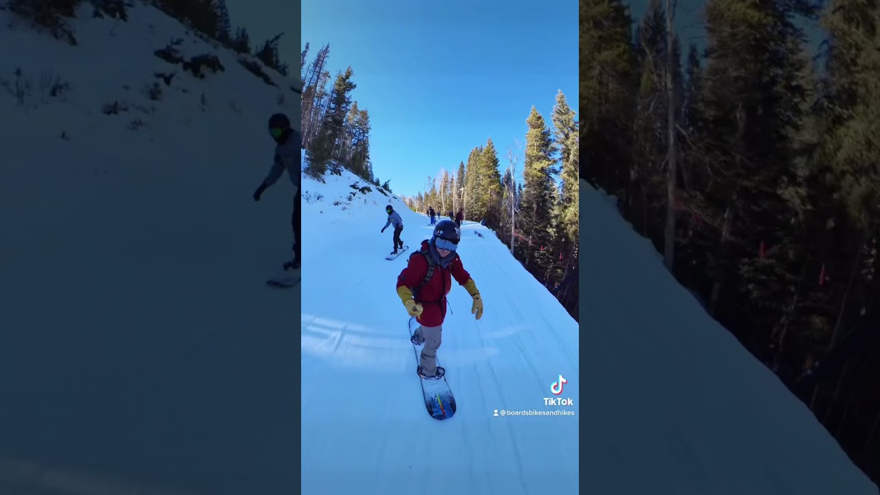 Snowboarding Fail : Keystone Crash catching an Edge #shorts